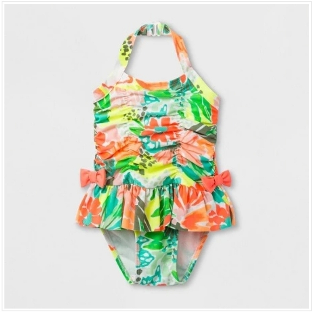 Pink sun swimsuit